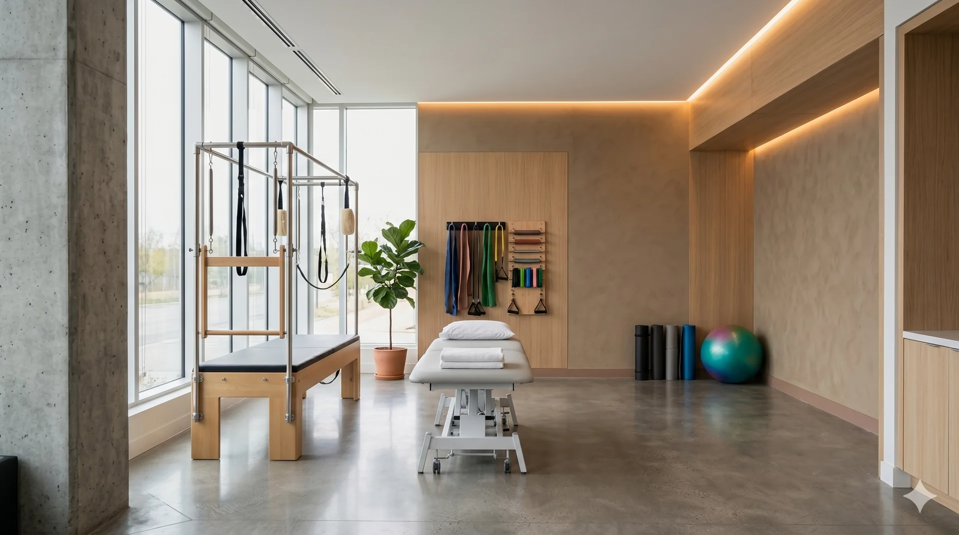 Profissional da Fisions conduzindo sessão de fisioterapia com atenção individualizada